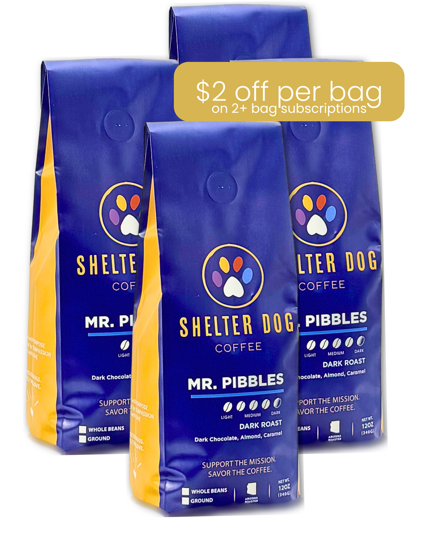 Mr. Pibbles Medium Dark Roast Coffee