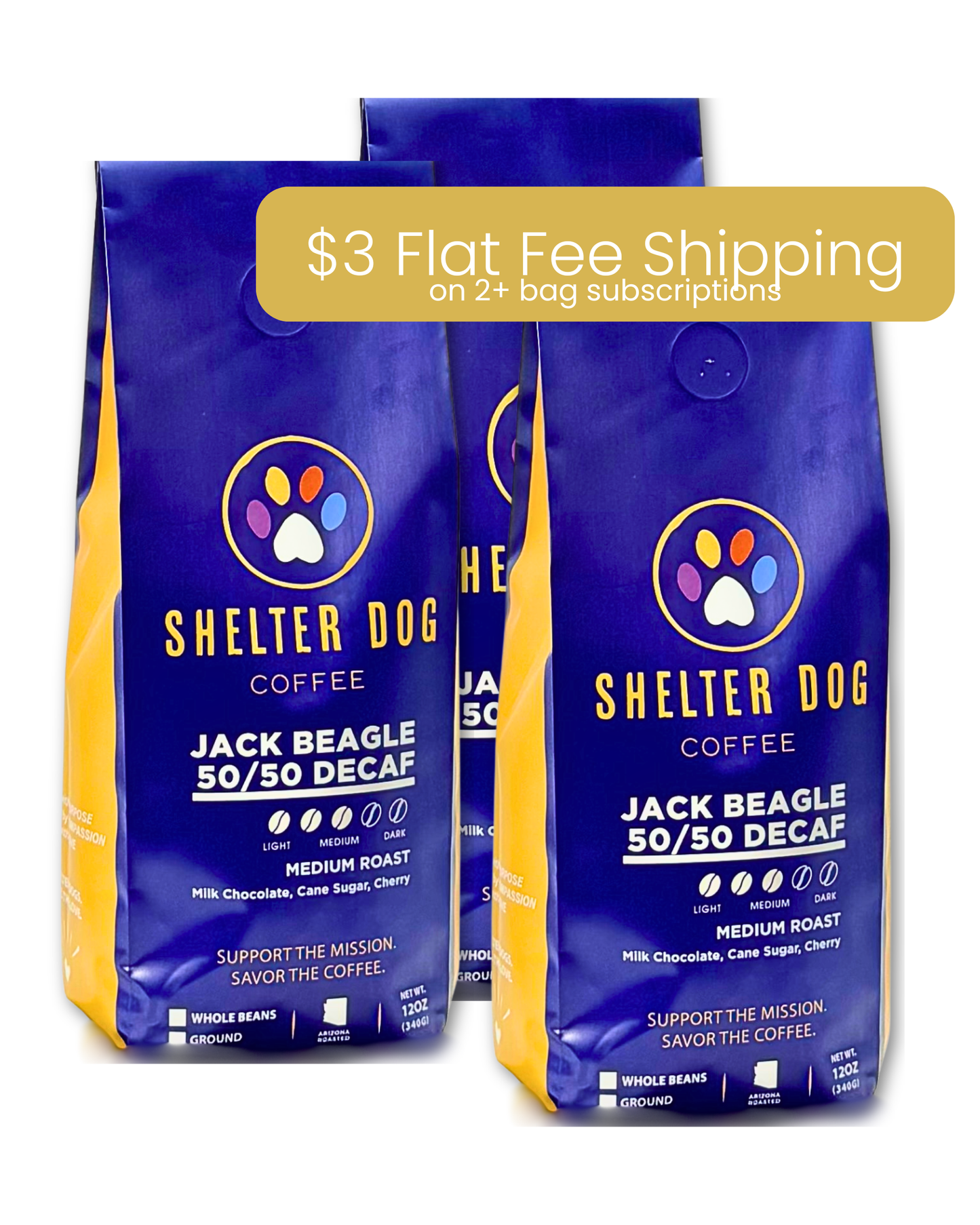 Wiley's Wish - JackBeagle 50:50 Decaf Blend