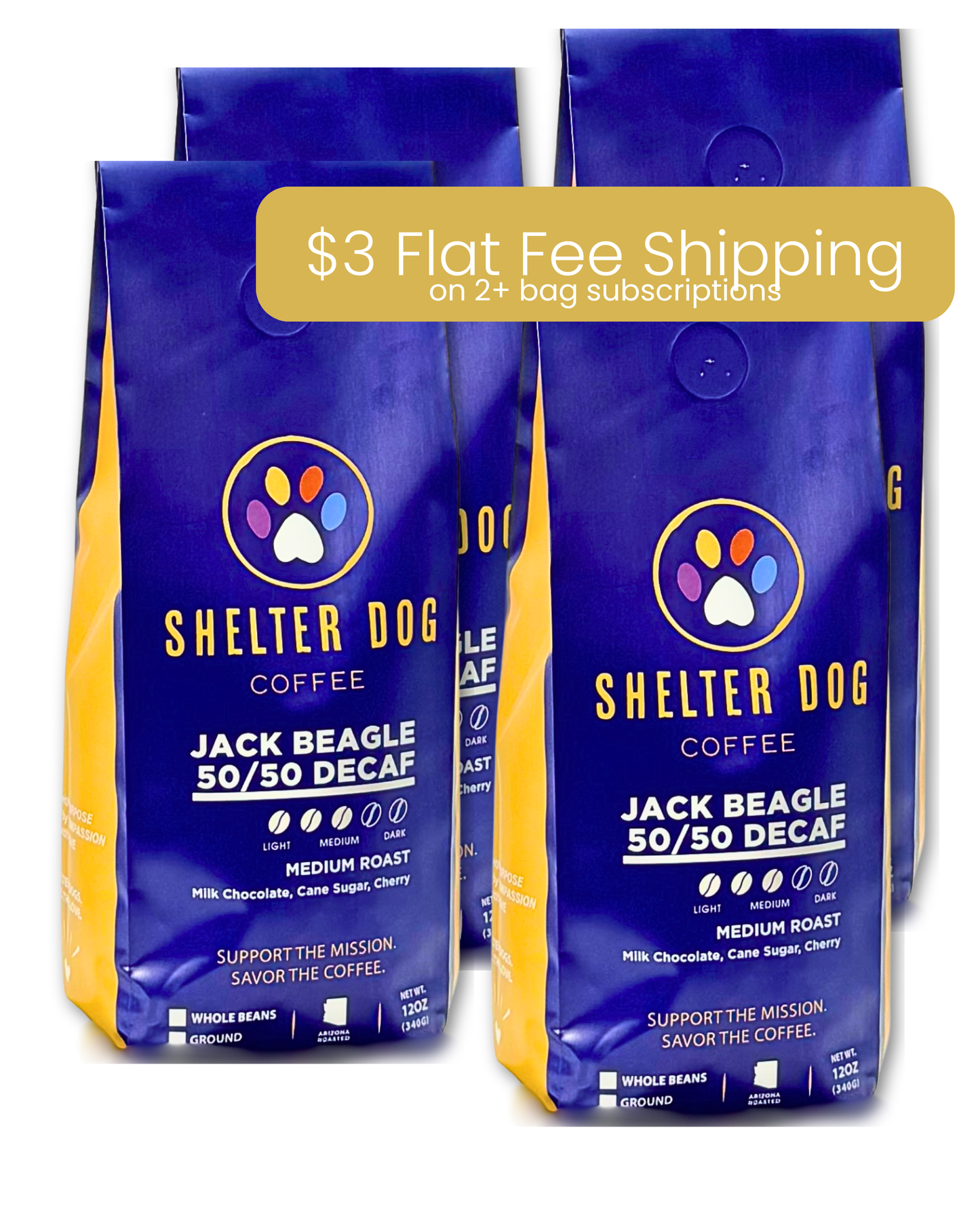Wiley's Wish - JackBeagle 50:50 Decaf Blend