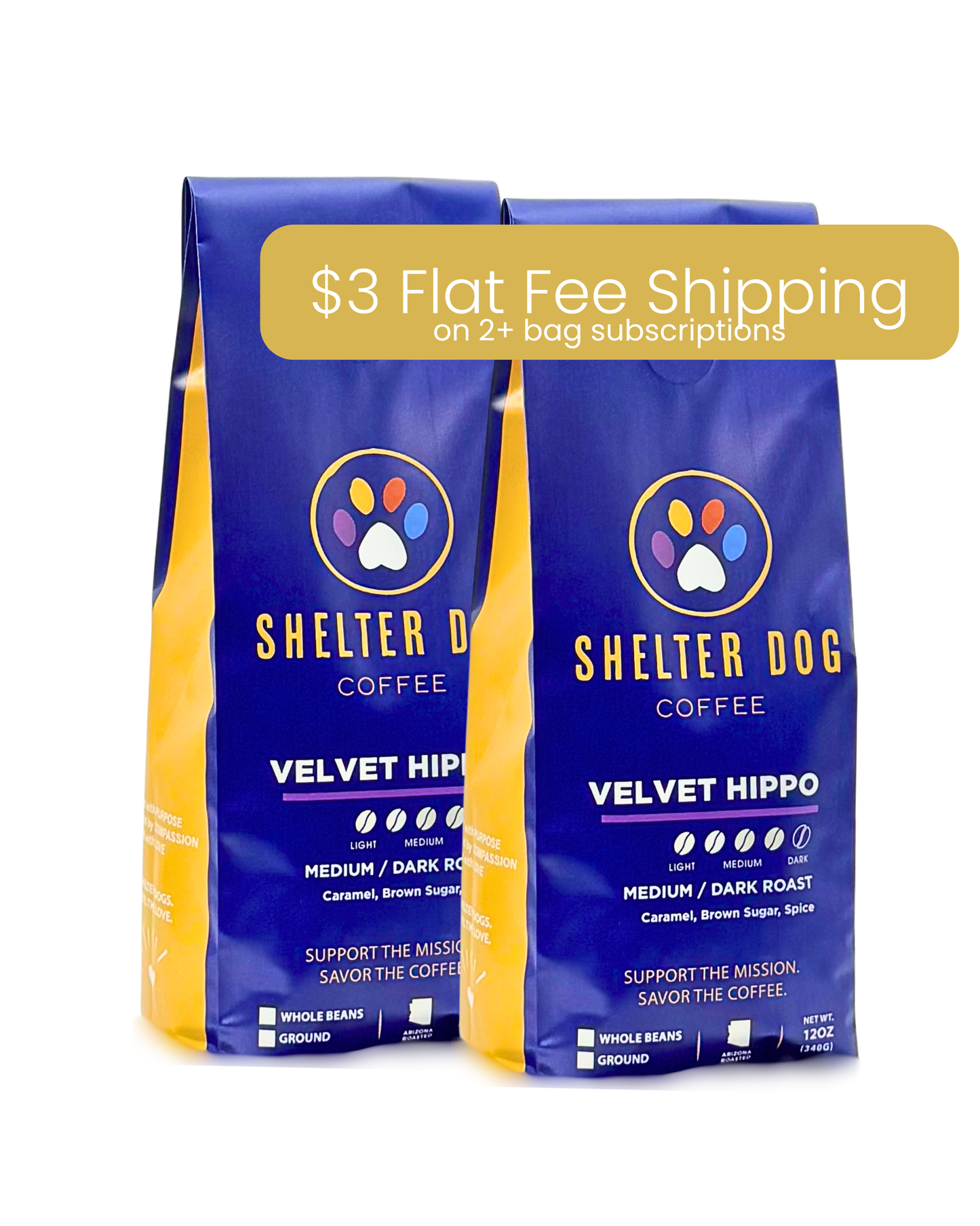 Wiley's Wish - Velvet Hippo - Medium/Dark Roast