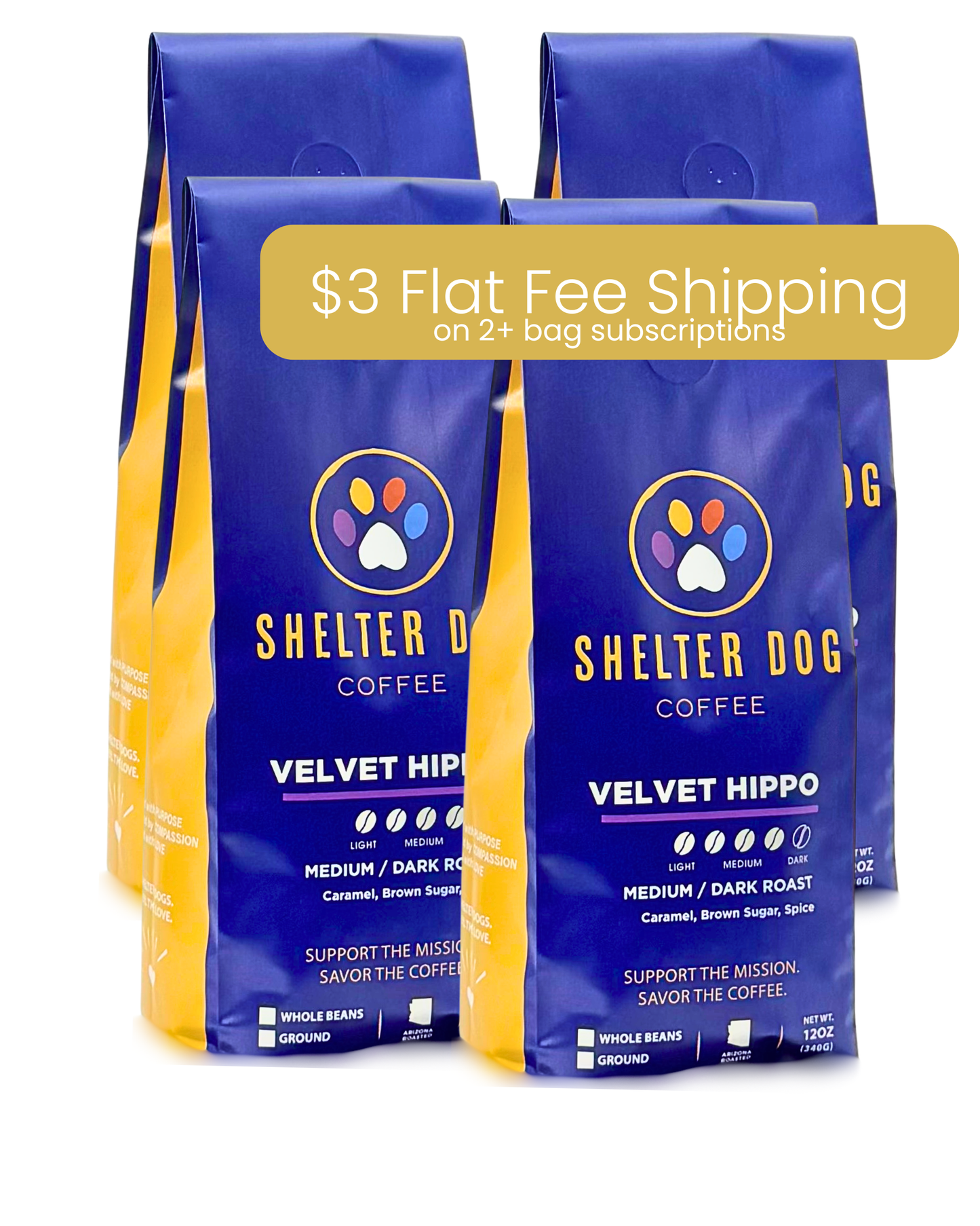 Wiley's Wish - Velvet Hippo - Medium/Dark Roast
