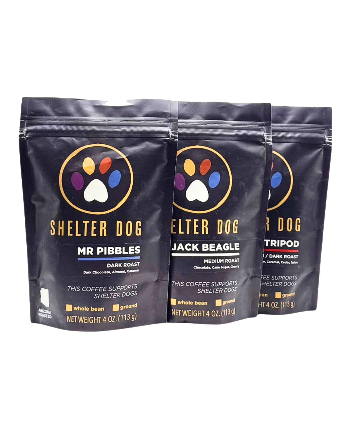 Wiley's Wish -Mr. Pibbles, JackBeagle, Tripod -Sample Kit