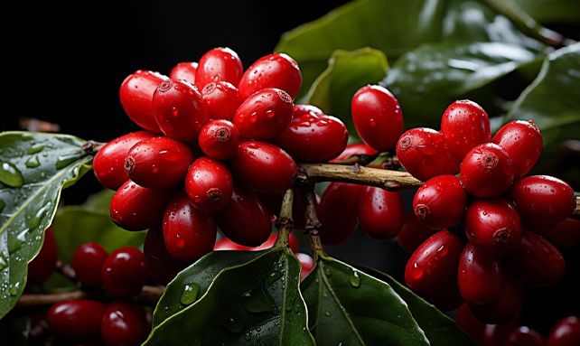 coffee cherries