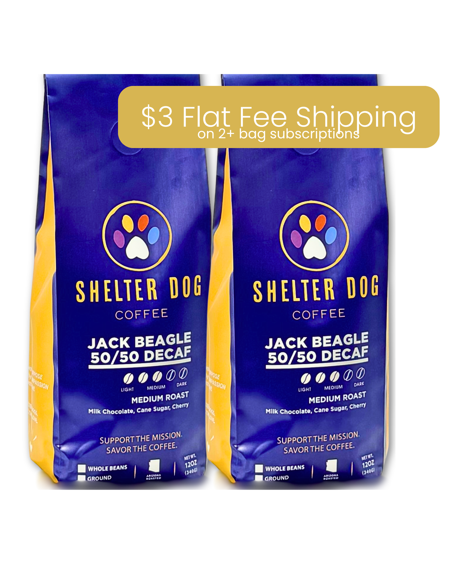 Wiley's Wish - JackBeagle 50:50 Decaf Blend